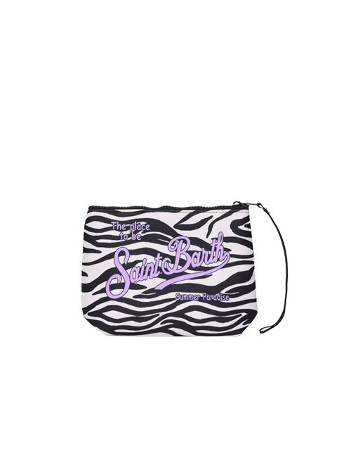 Pochette Aline in scuba con stampa zebra Mc2 Saint Barth | ALIN00103322L